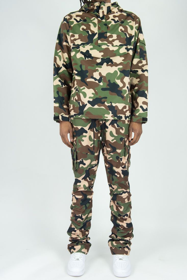 Anorak Jacket & Cargo Stack Pants Set