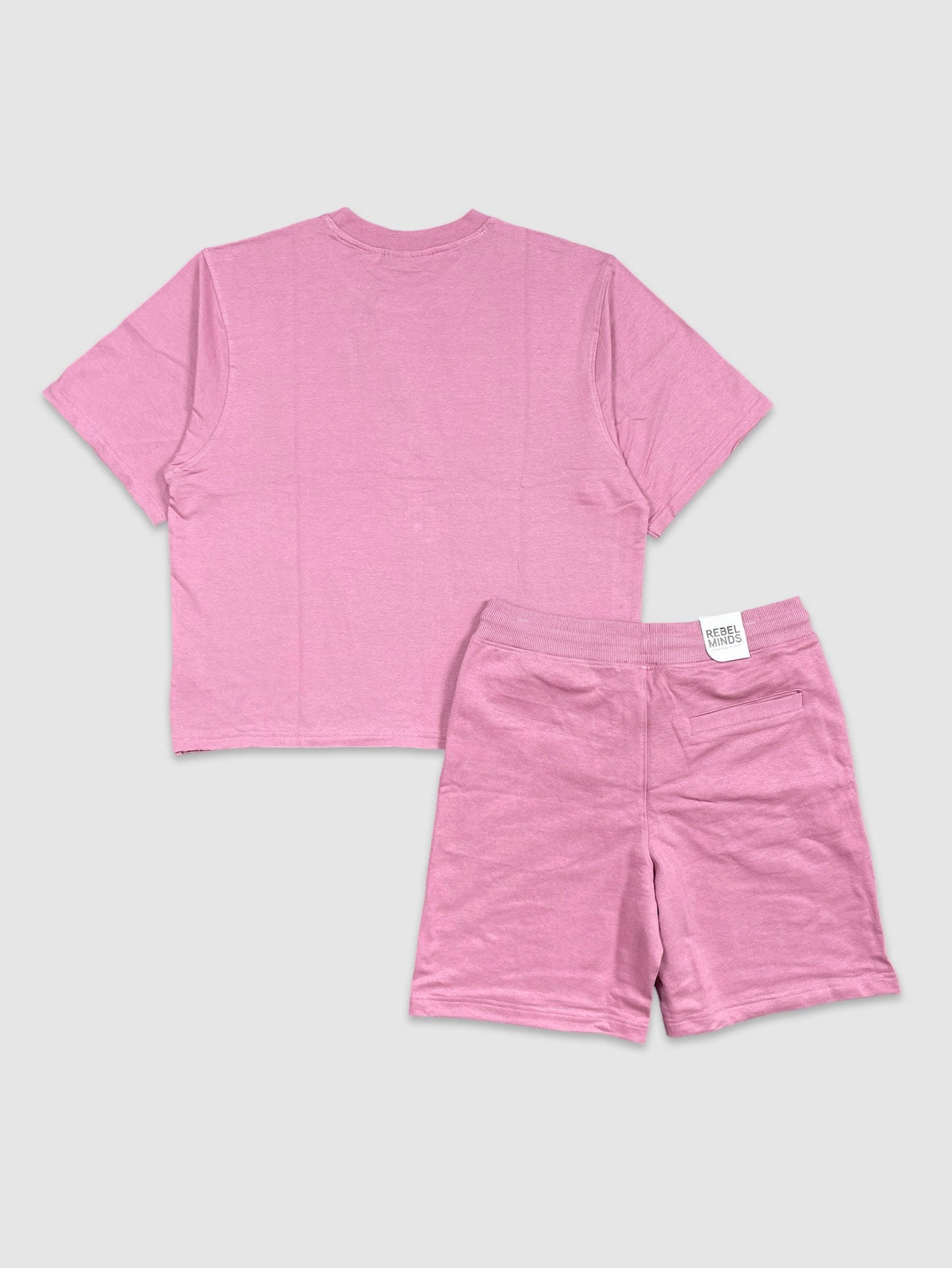 Baby Terry Crop Tee Shorts Set