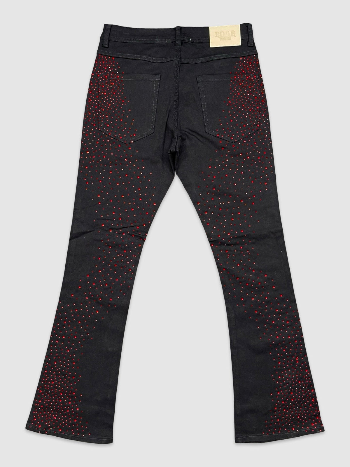 Rhinestone Stacked Twill Pants