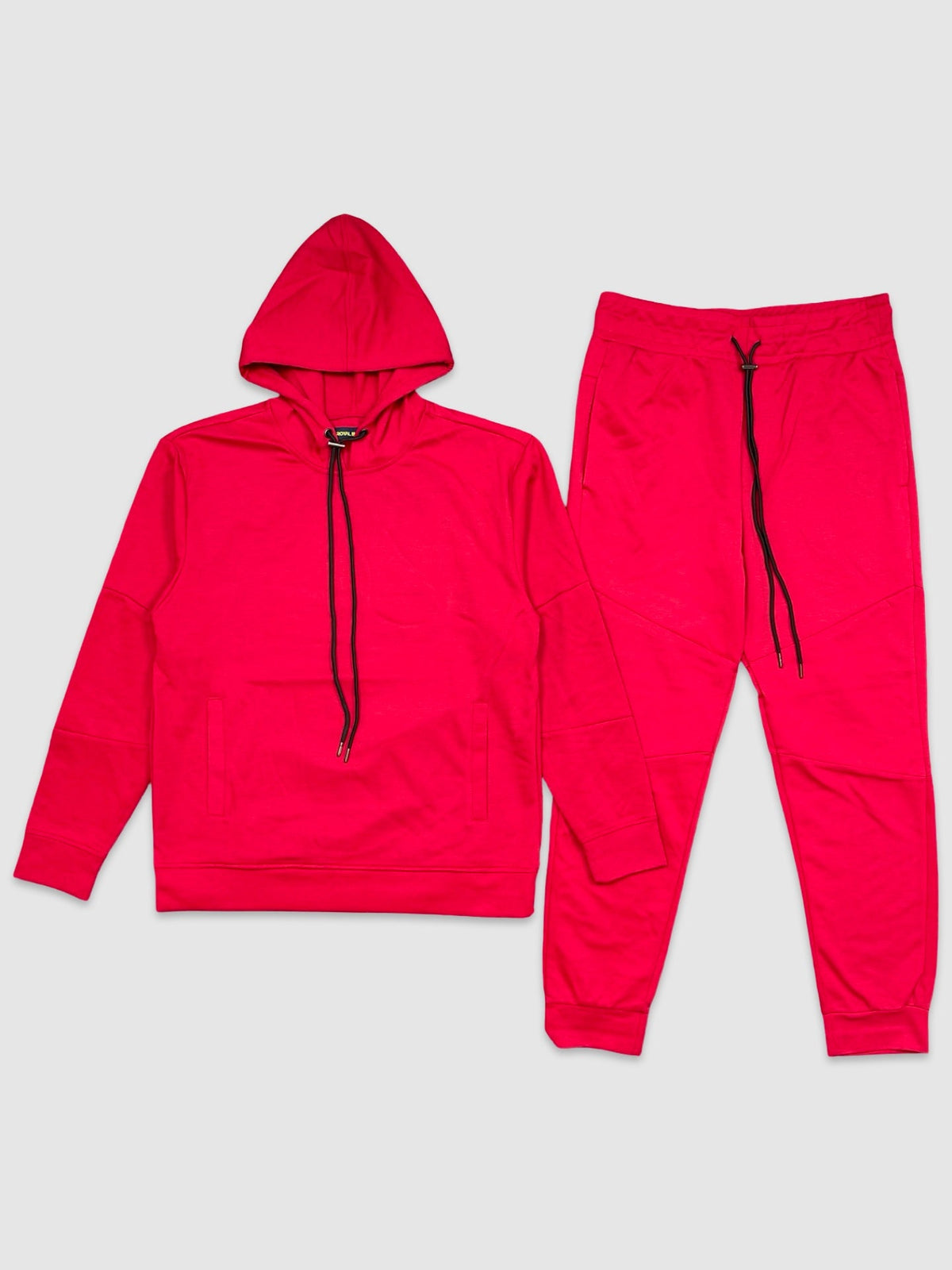 Tech Fleece Hoodie & Jogger Set - Red