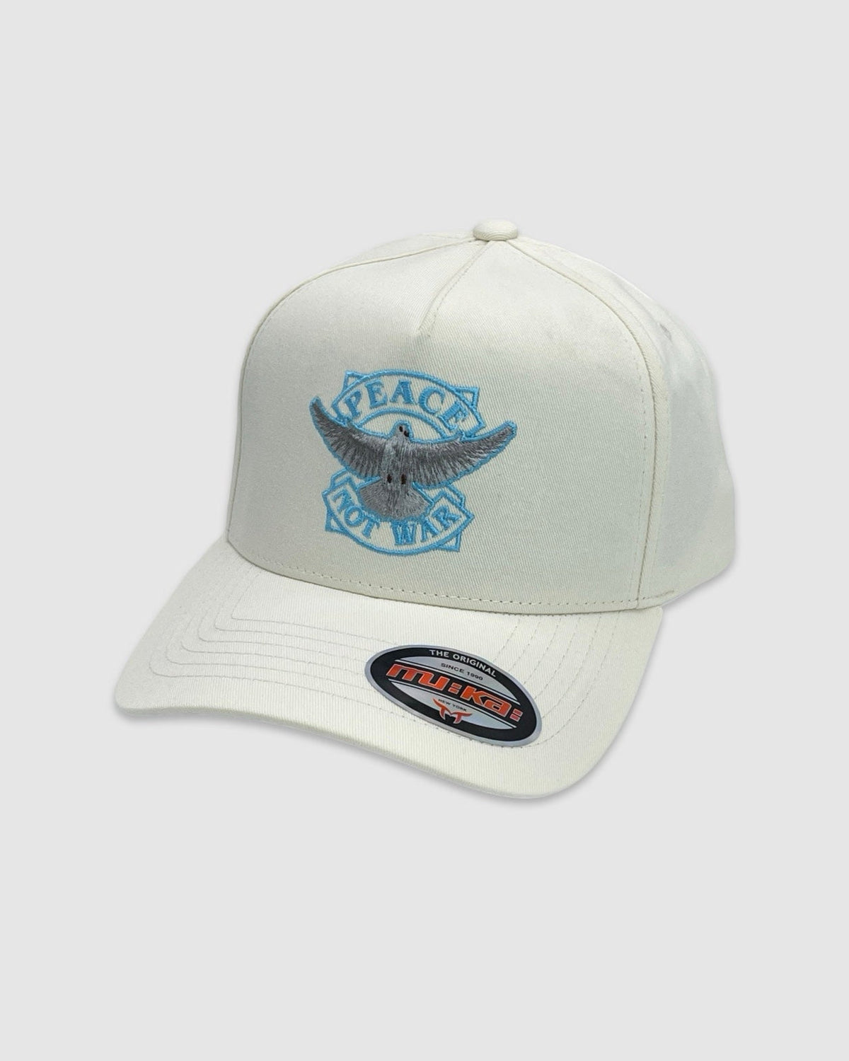 Peace Not War Snapback - Ivory