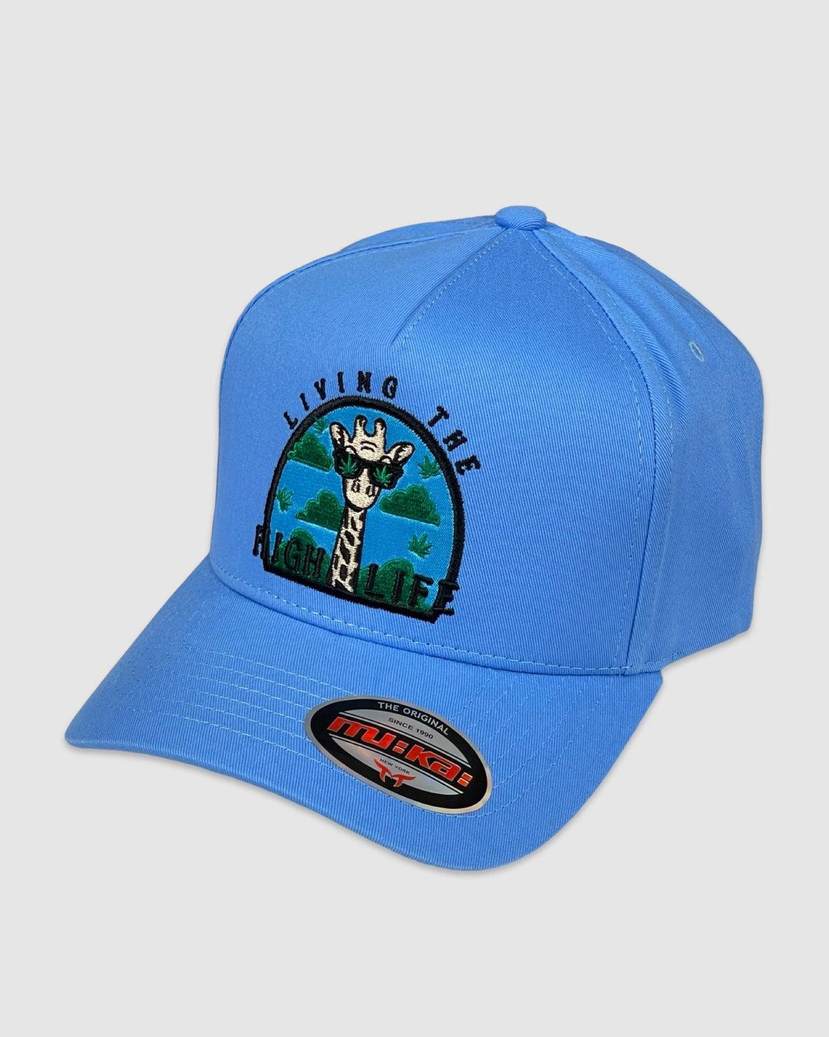 High Life Snapback Hat - Sky Blue