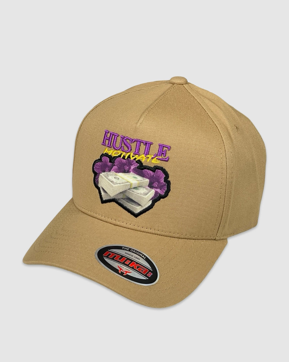 Hustle Motivate Snapback - Khaki