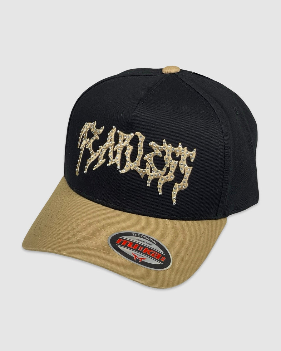 Fearless Stone Snapback - Black/Khaki