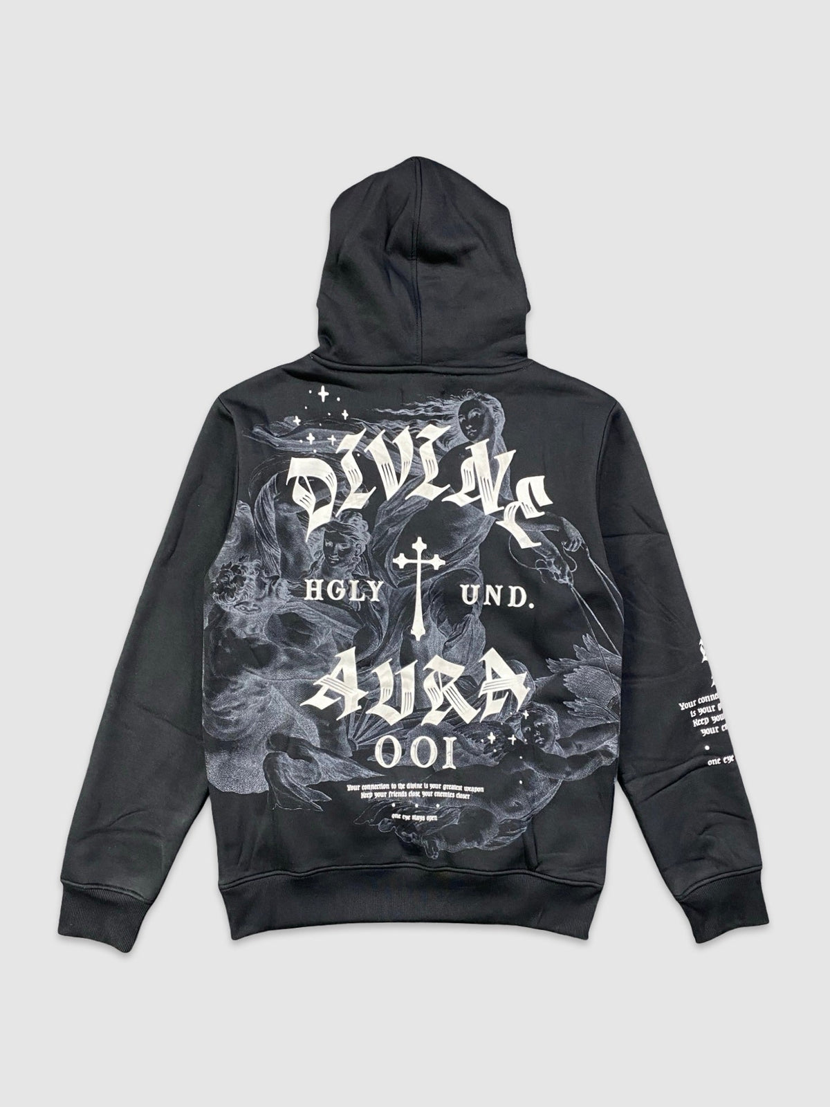 Divine Aura Hoody - Black detail