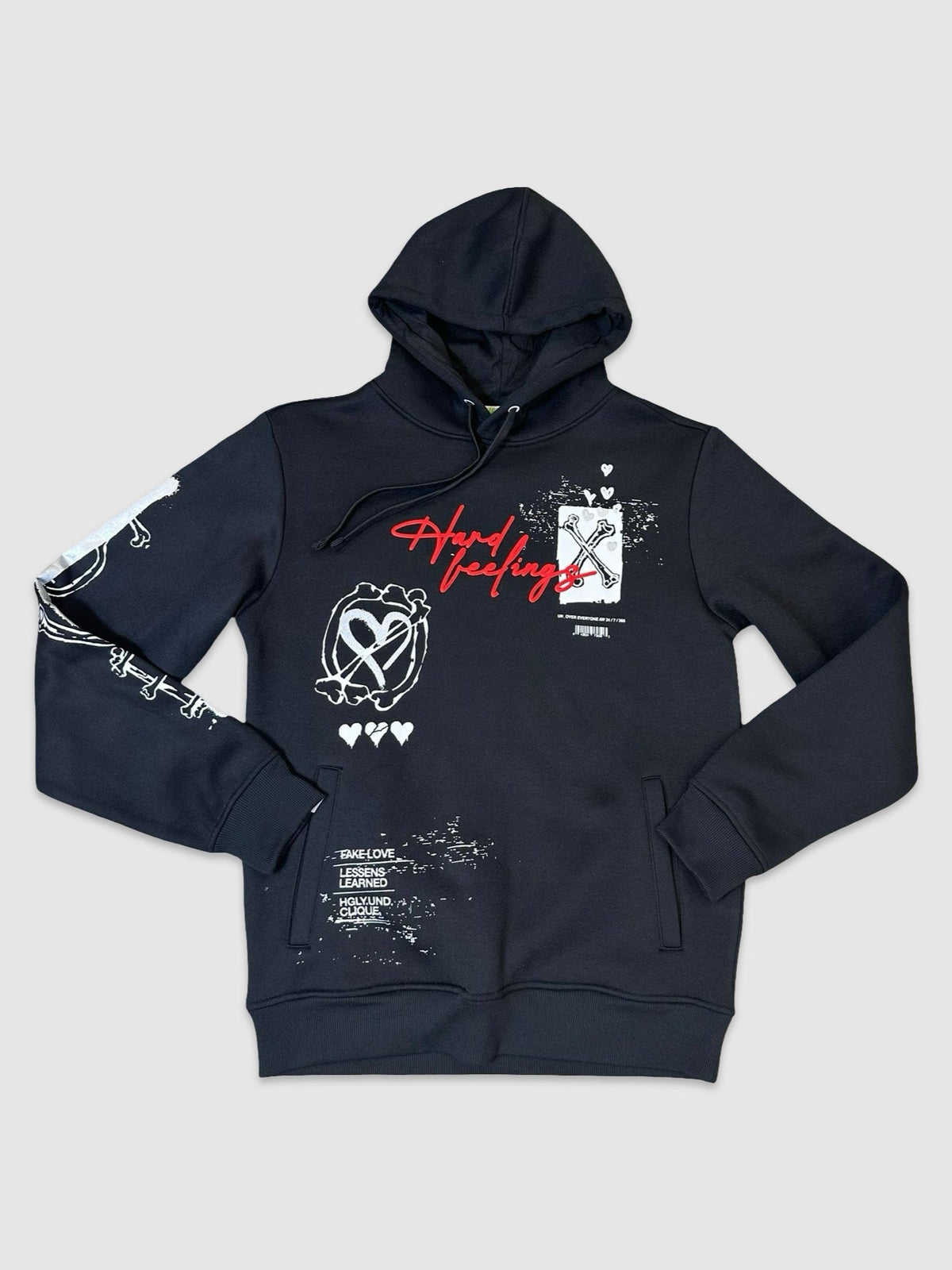 Fake Love Hoody - Blue detail