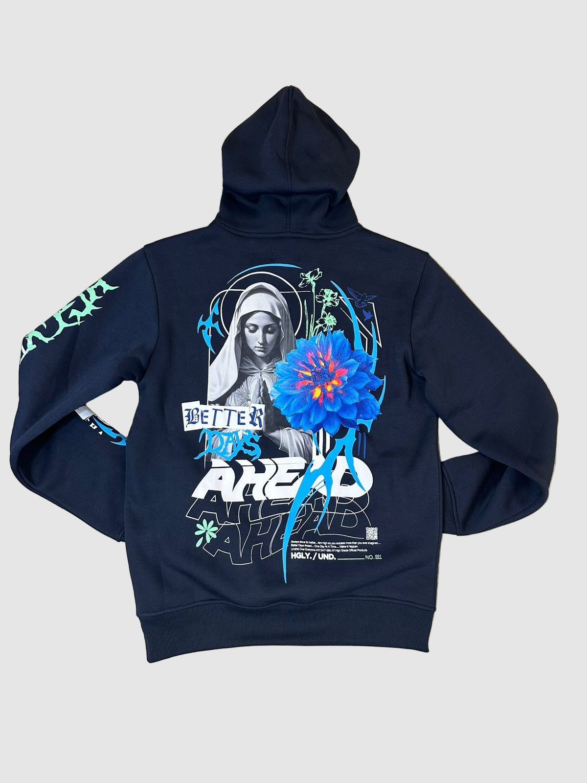 Better Days Ahead Hoody - Black detail