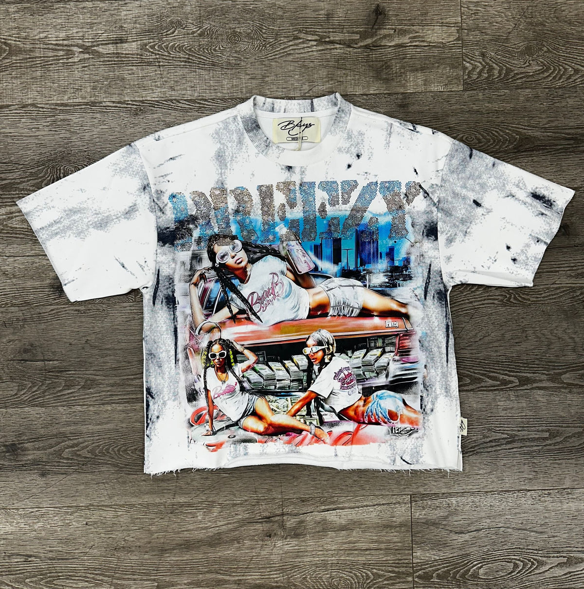 Breezy Cropped Tee - White