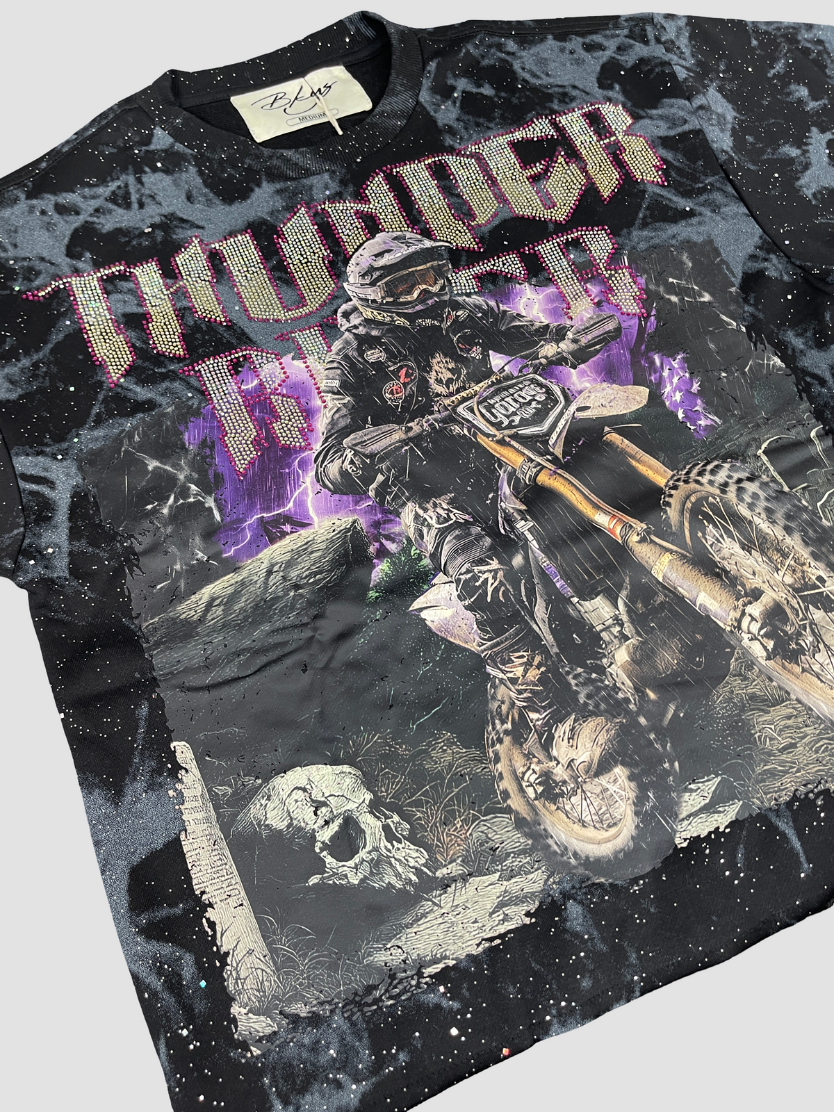 Thunder Ride Cropped Tee