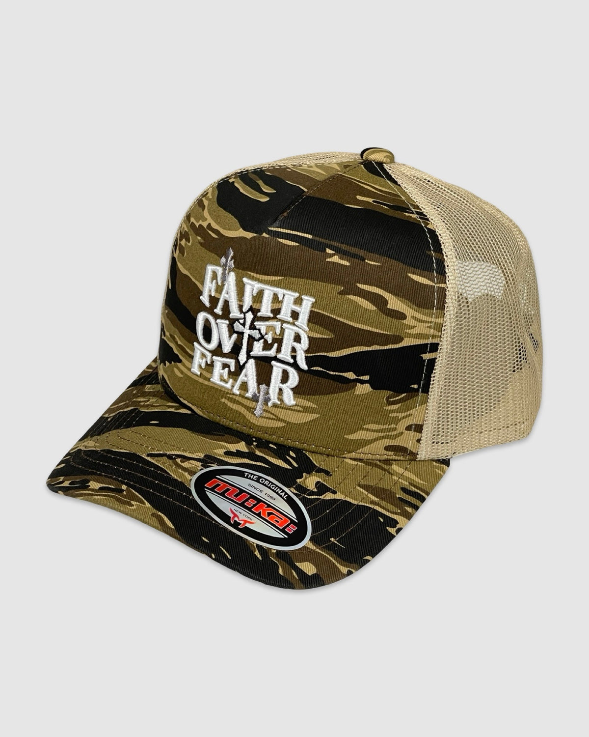 Faith Trucker Hat - Camo