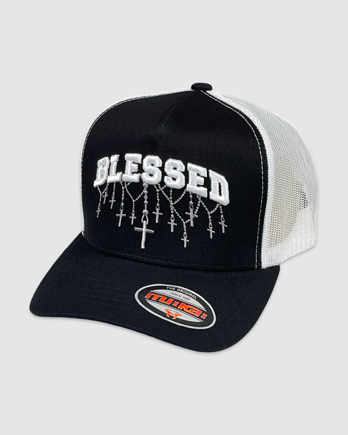 Blessed Trucker Hat - Black/White