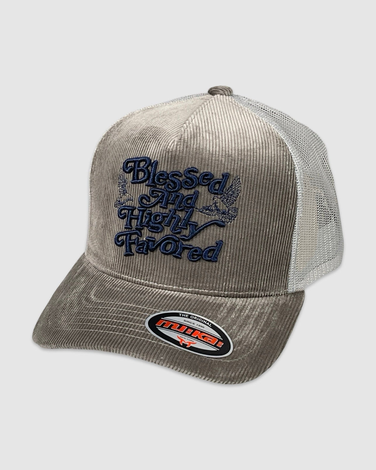 Blessed And Highly Favored Trucker Hat, enlarged view