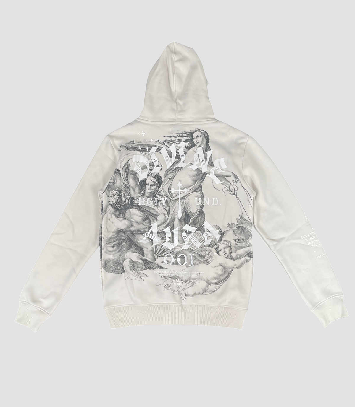 Divine Aura Hoody - Ivory detail