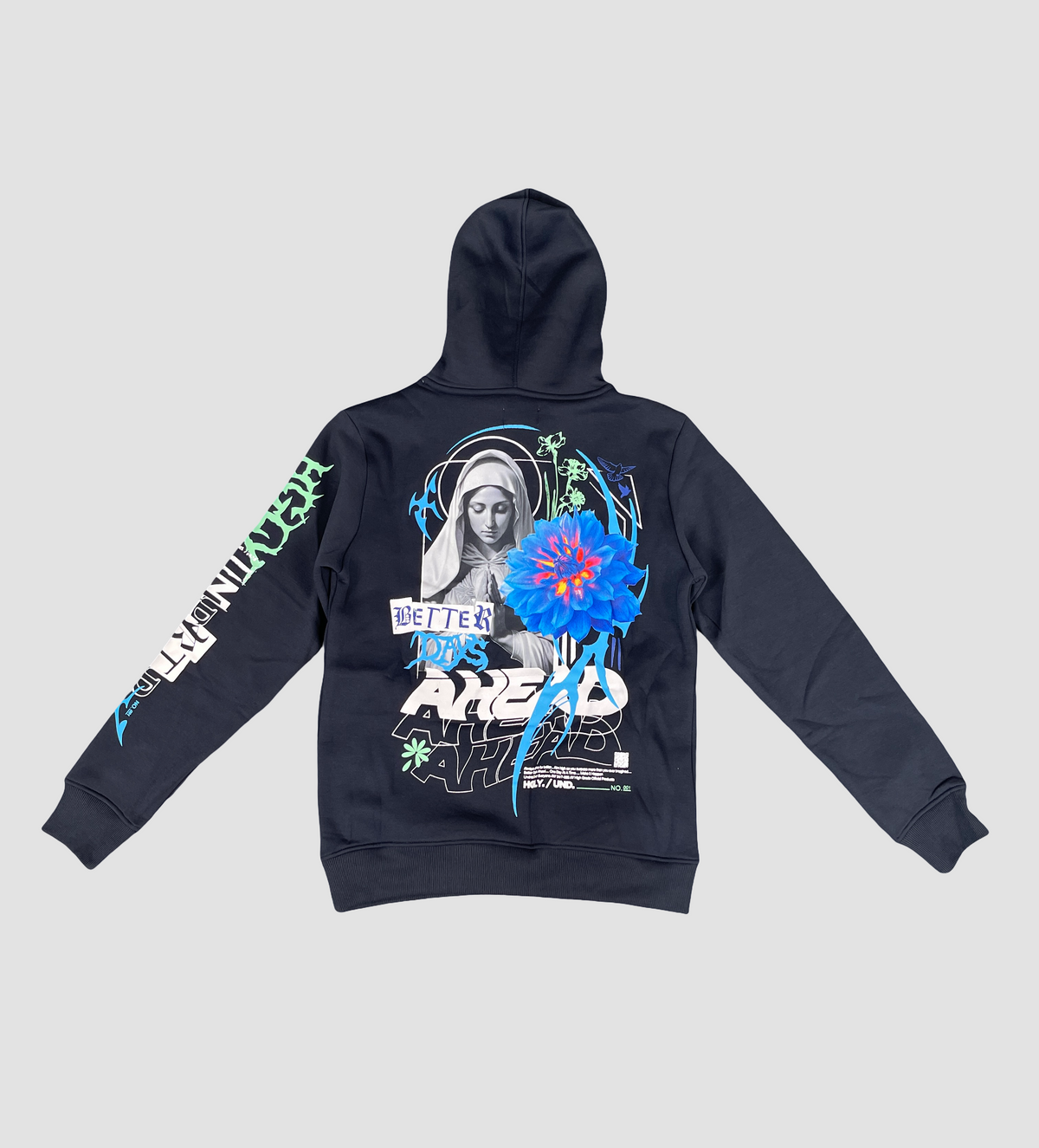 Better Days Ahead Hoody - Dark Raisin detail