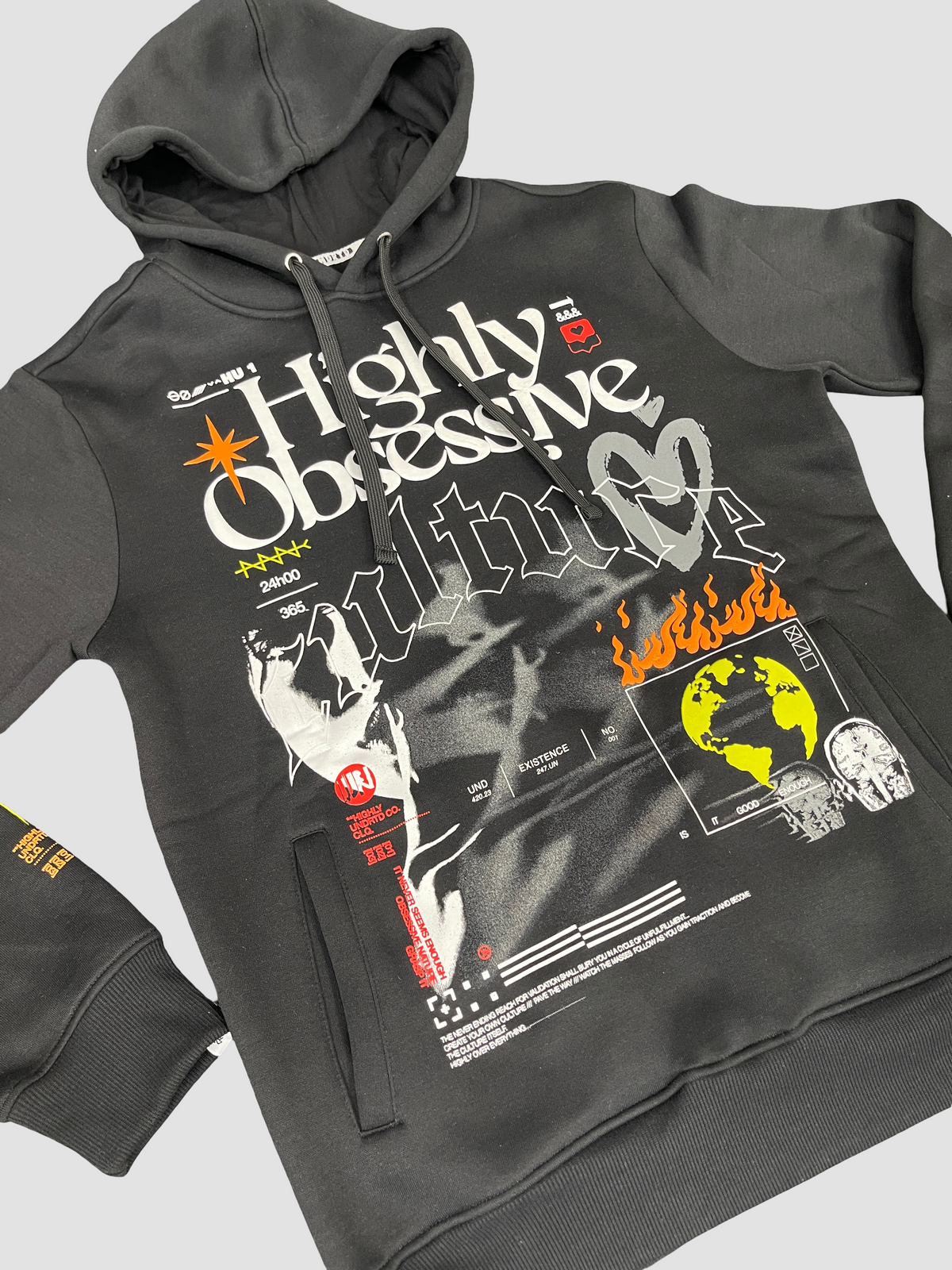 Obsessive Culture Hoody - Black detail