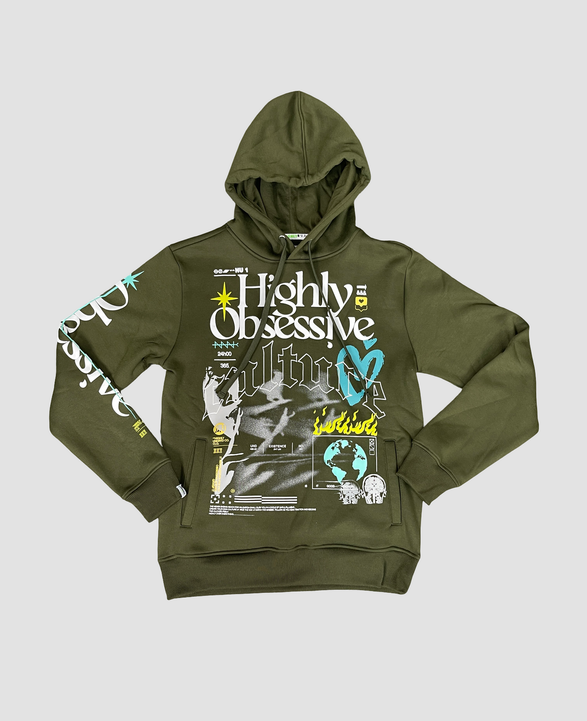 Obsessive Culture Hoody - Green