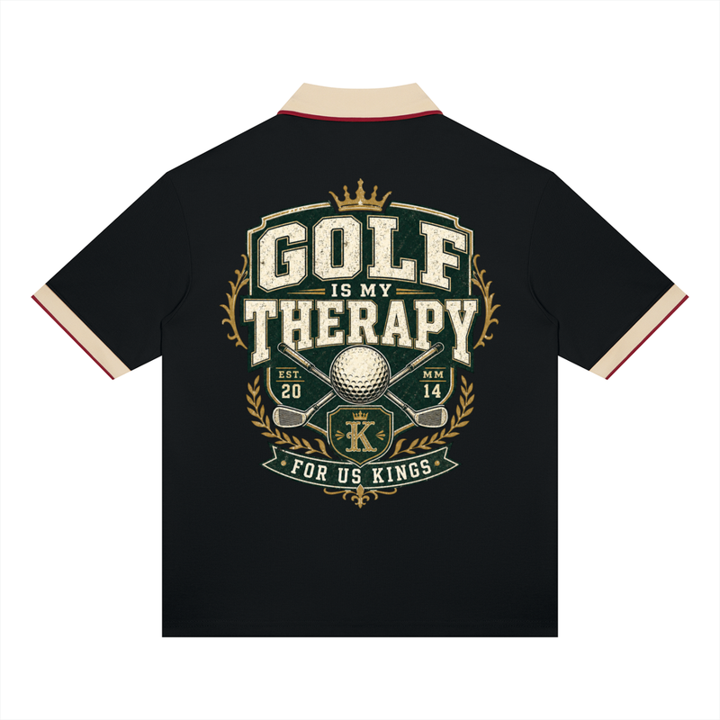 Golf Life Color Block Polo Shirt — alternate view