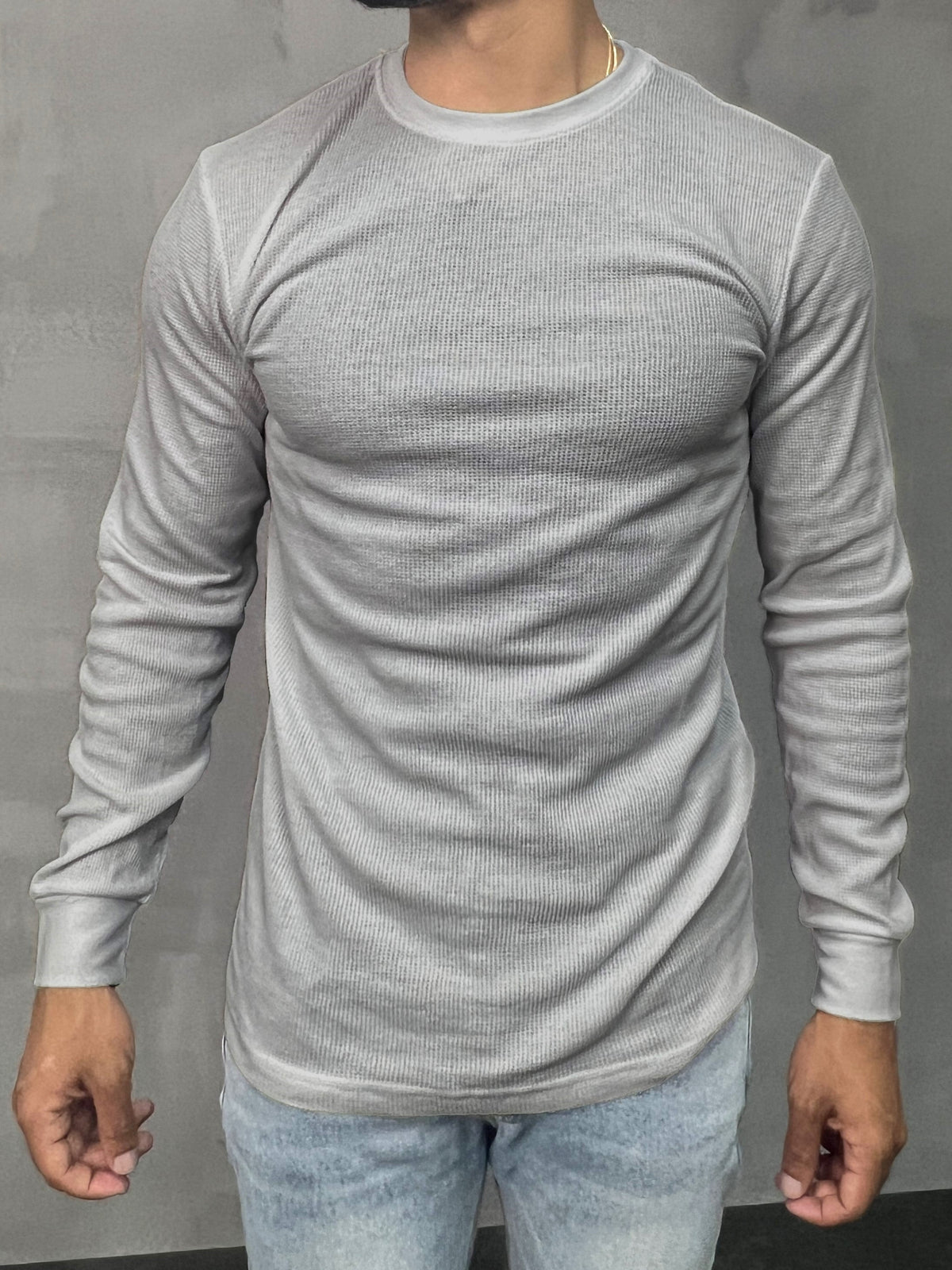Men's Fitted Thermal Long Sleeve Shirt