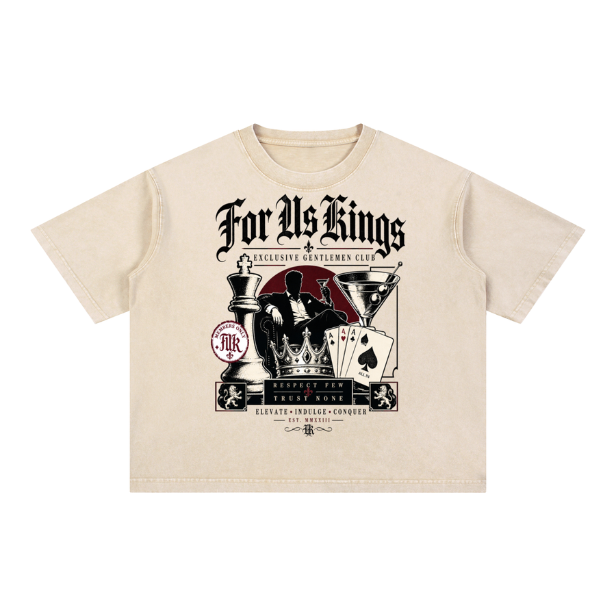 Kings Club Mineral Wash Boxy Cotton T-Shirt