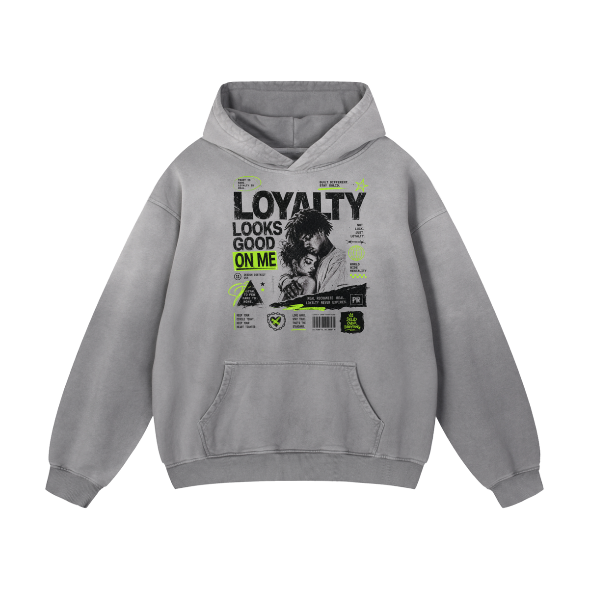 Loyalty Heavyweight Sunfade Oversized Hoodie, enlarged view