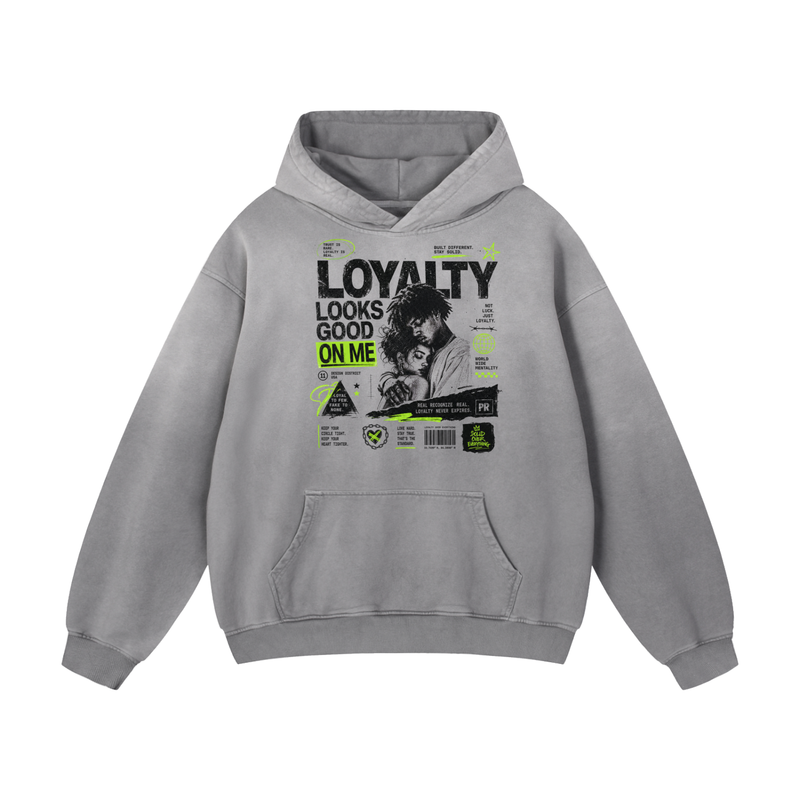 Loyalty Heavyweight Sunfade Oversized Hoodie