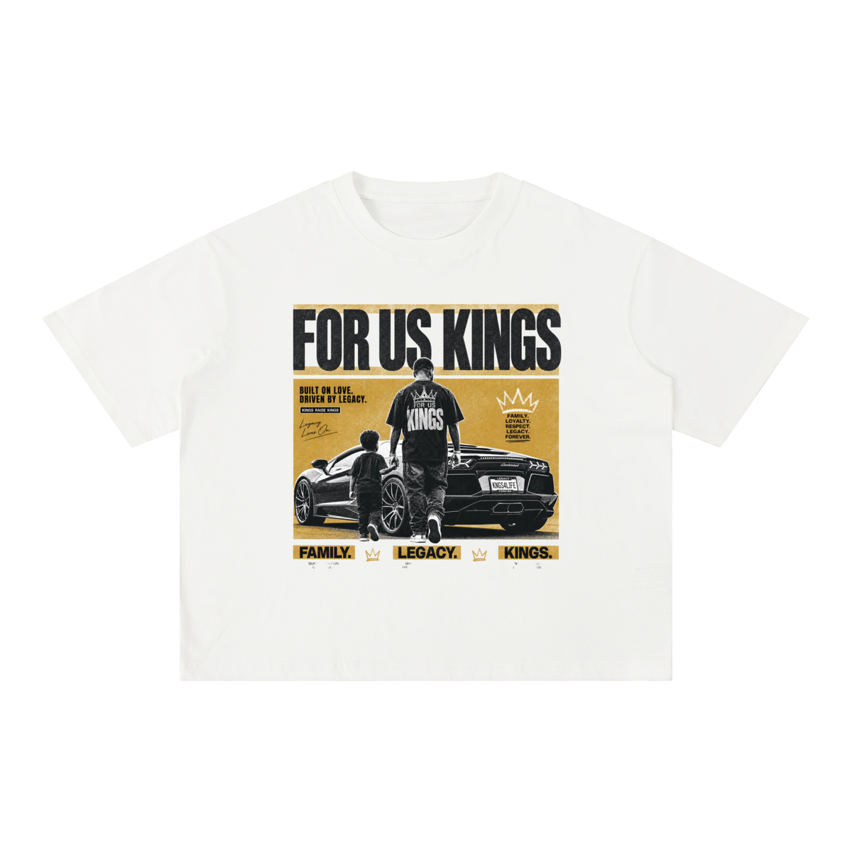 Family Man Mineral Wash Boxy Cotton T-Shirt, enlarged view