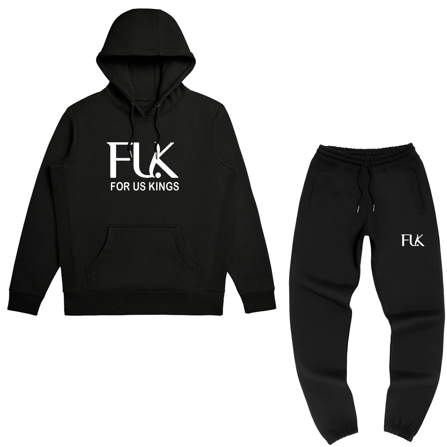 Black For Us Kings Jogger Set