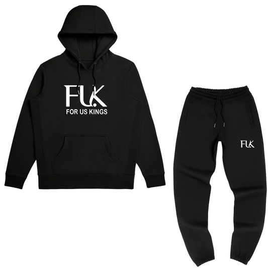 Black For Us Kings Jogger Set