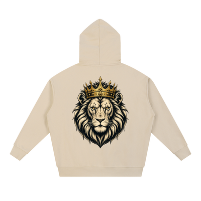 Lion Head Essential Heavyweight Hoodie detail view