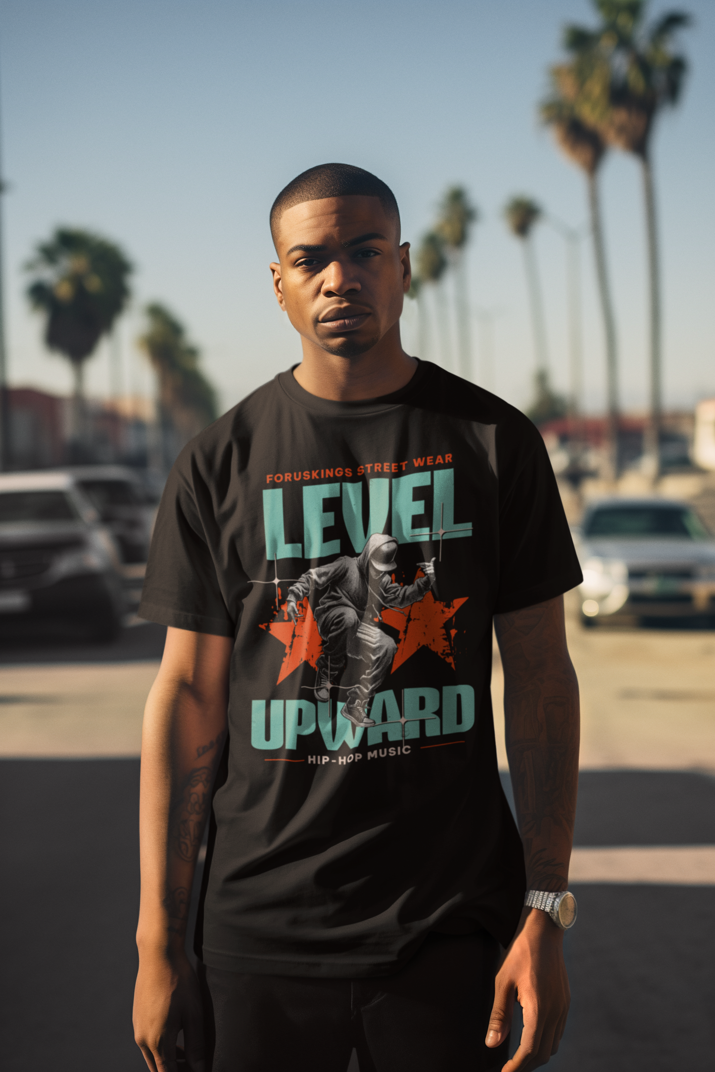 Level Upwards Graphic T-Shirt