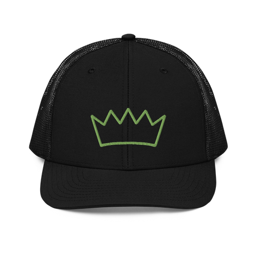Crown Embroidered Trucker Ballcap