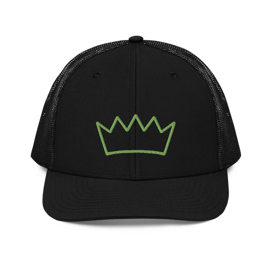 Crown Embroidered Trucker Ballcap