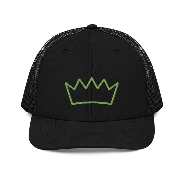 Crown Embroidered Trucker Ballcap