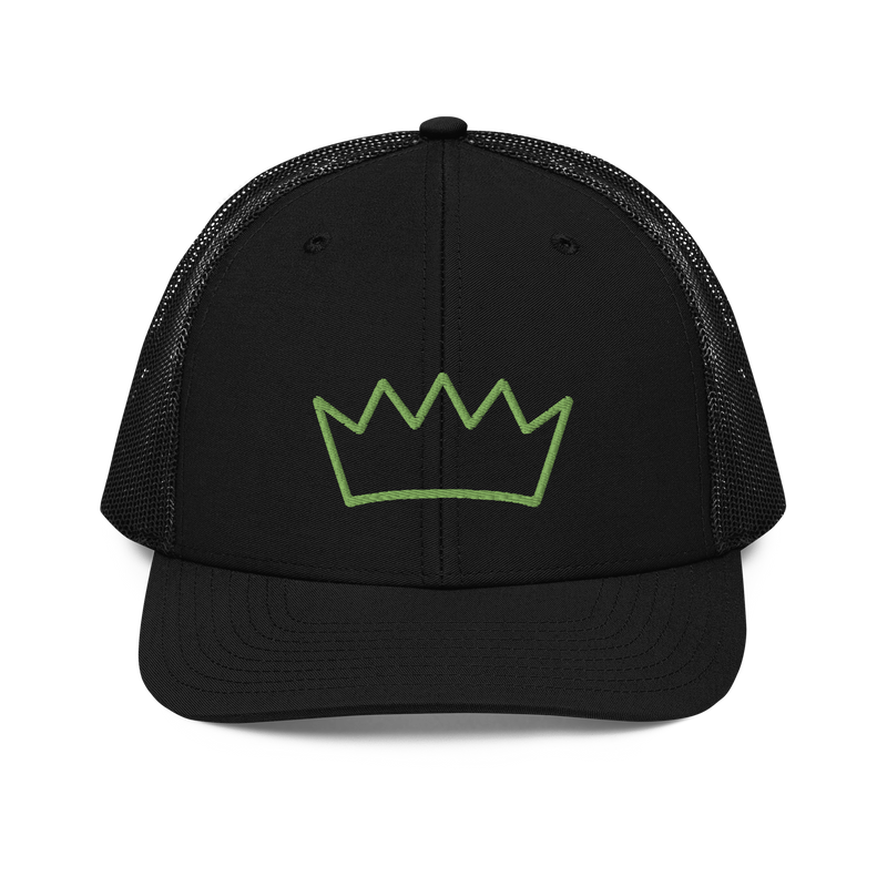 Crown Embroidered Trucker Ballcap
