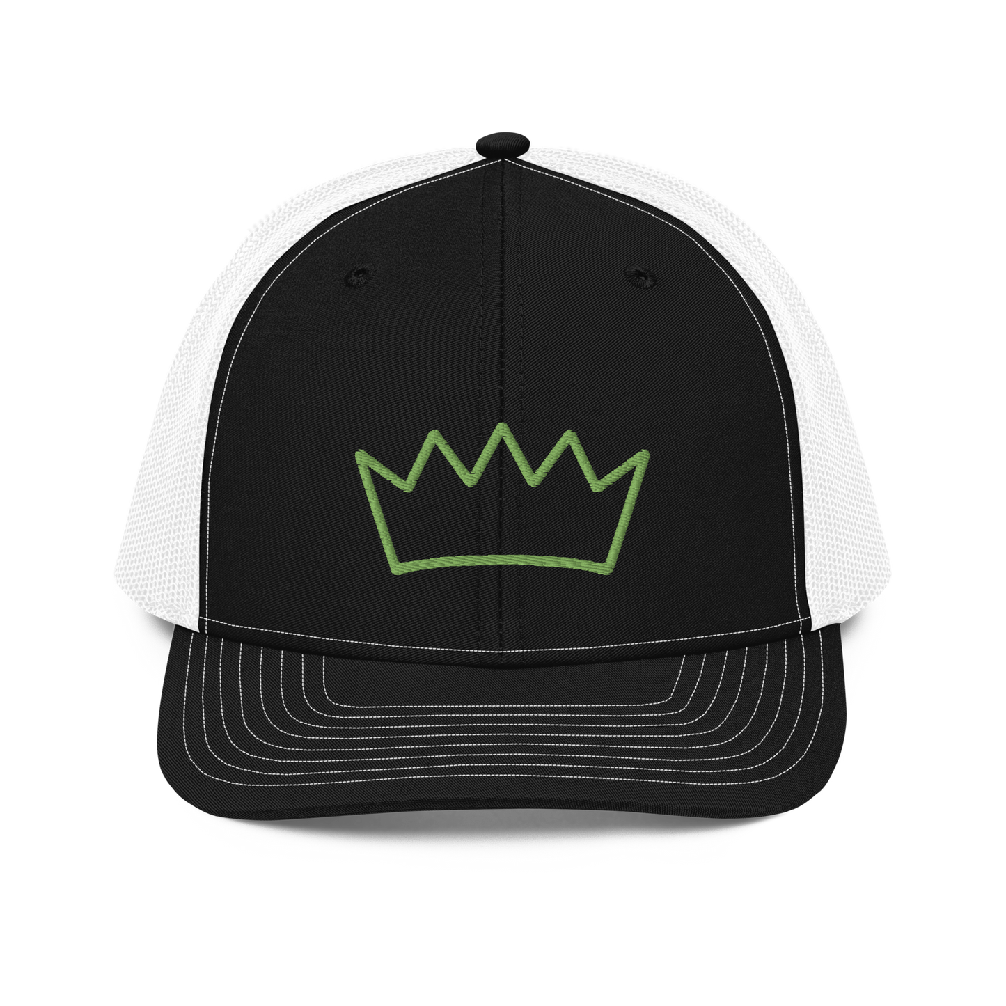 Crown Embroidered Trucker Ballcap