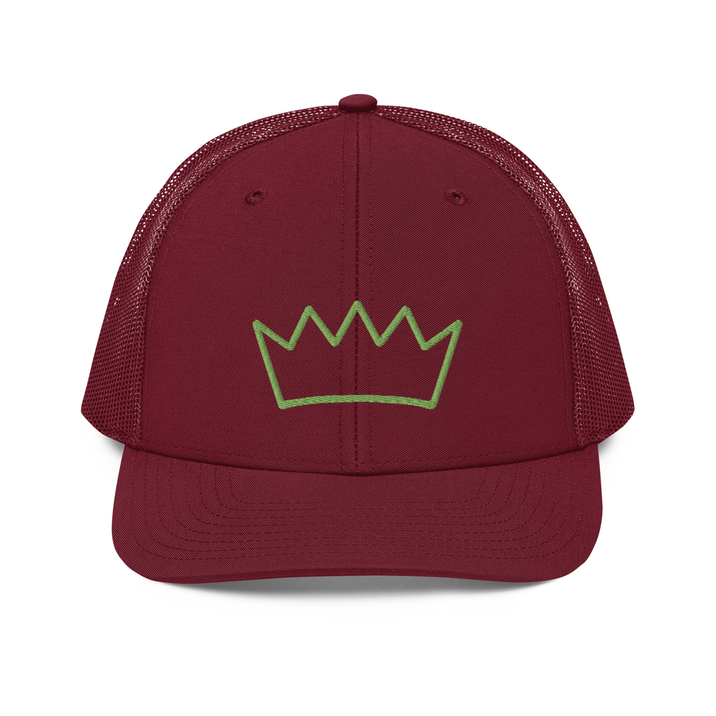 Crown Embroidered Trucker Ballcap