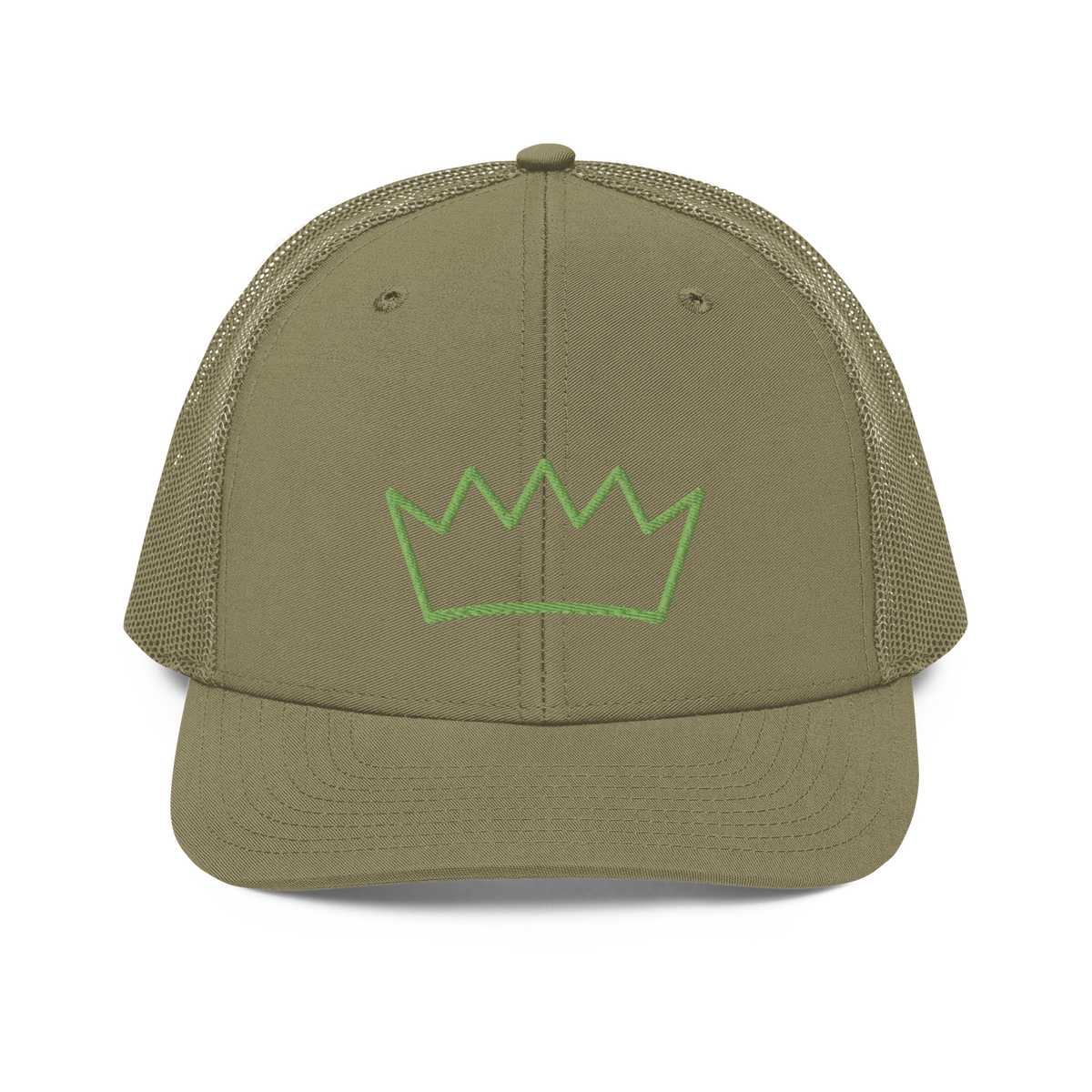 Crown Embroidered Trucker Ballcap
