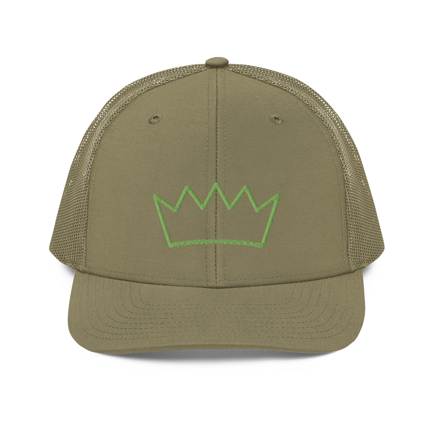 Crown Embroidered Trucker Ballcap